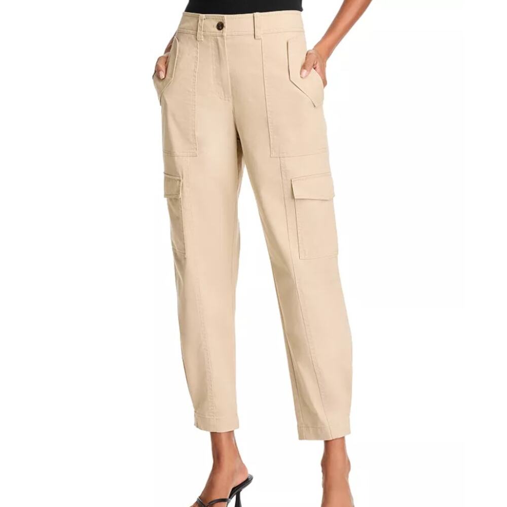 Derek Lam 10 Crosby Elian Utility Pants Khaki Tan 6 Cargo
